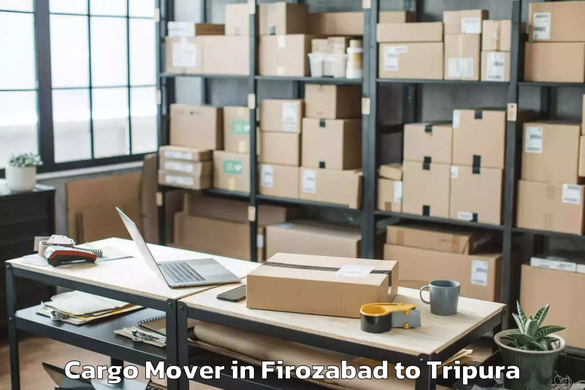 Top Firozabad to Bishalgarh Cargo Mover Available